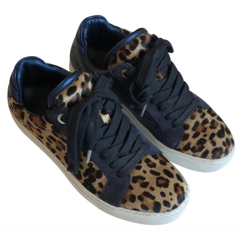 Zadig & Voltaire Leopard + Navy Sneakers